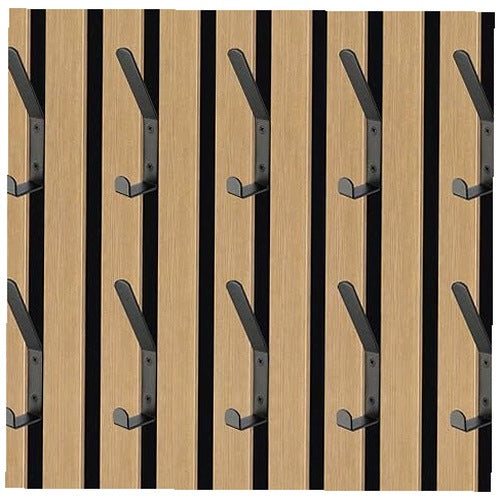 HOOKS FOR ACOUSTIC PANELS ALUMINUM DOUBLE CLOTHES HANGERS 10 PCS.