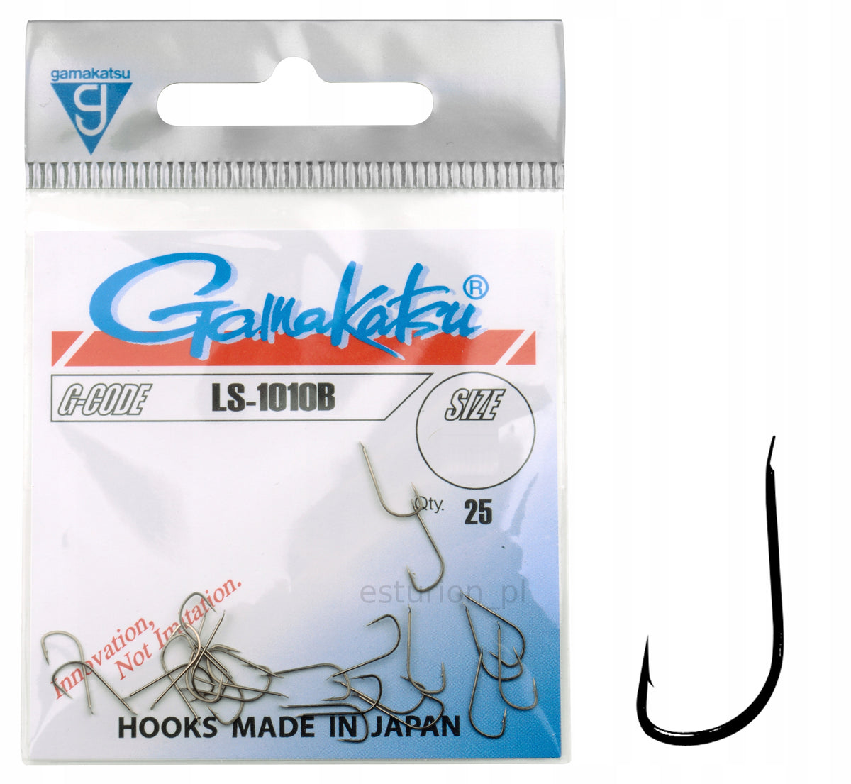 HOOKS LS-1010B No. 10 pcs 25 GAMAKATSU