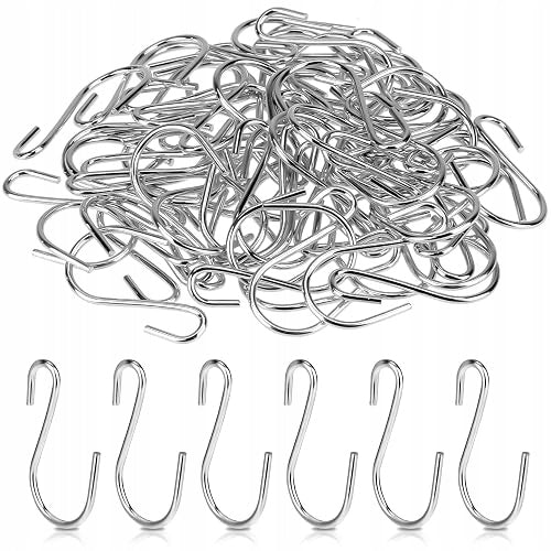 HOOKS S SILVER METAL HANGING SET 60 PCS ORGANIZATION
