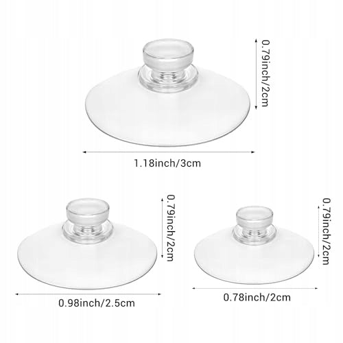 HOOKS SELF ADHESIVE GLASS SUCTION CUPS SET OF 30 FOR BATHROOM KITCHEN Manufacturer code Bez marki