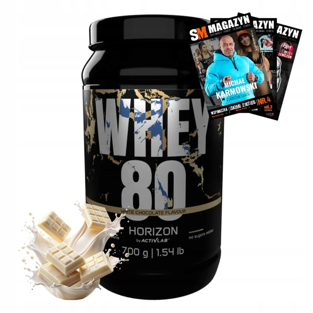 HORIZON WHEY 80 700 g MUSCLE MASS STRENGTH ENDURANCE REGENERATION