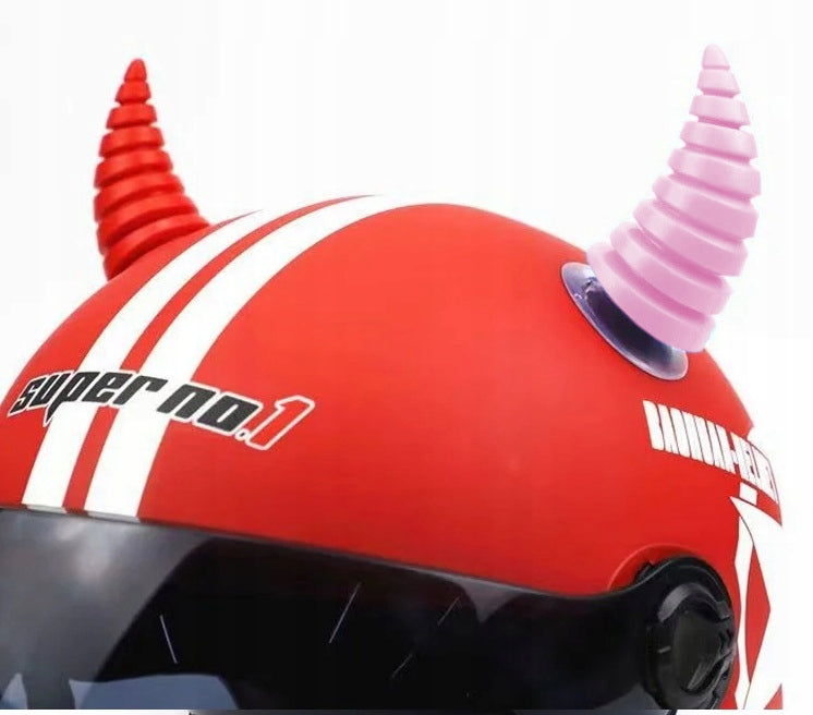 HORN HORNS FOR HELMET ORNAMENT DEVIL UNICORN MOHAWK WITH SUCTION CUP + TAPE GLUE Manufacturer's catalog number RKMCE