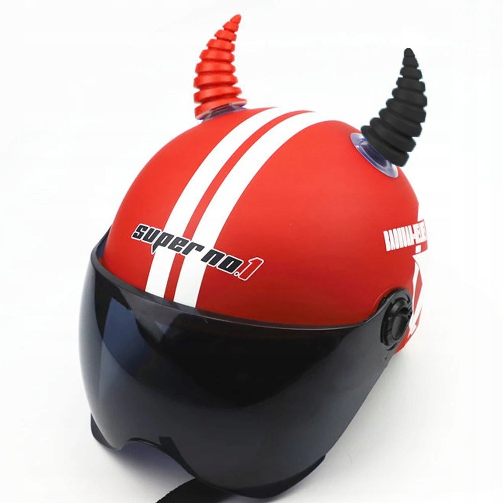 HORNER HELMET HORN DEVIL UNICORN MOhawk ORNAMENT WITH SUCTION CUP + GLUE TAPE Manufacturer's catalog number RKMCZ