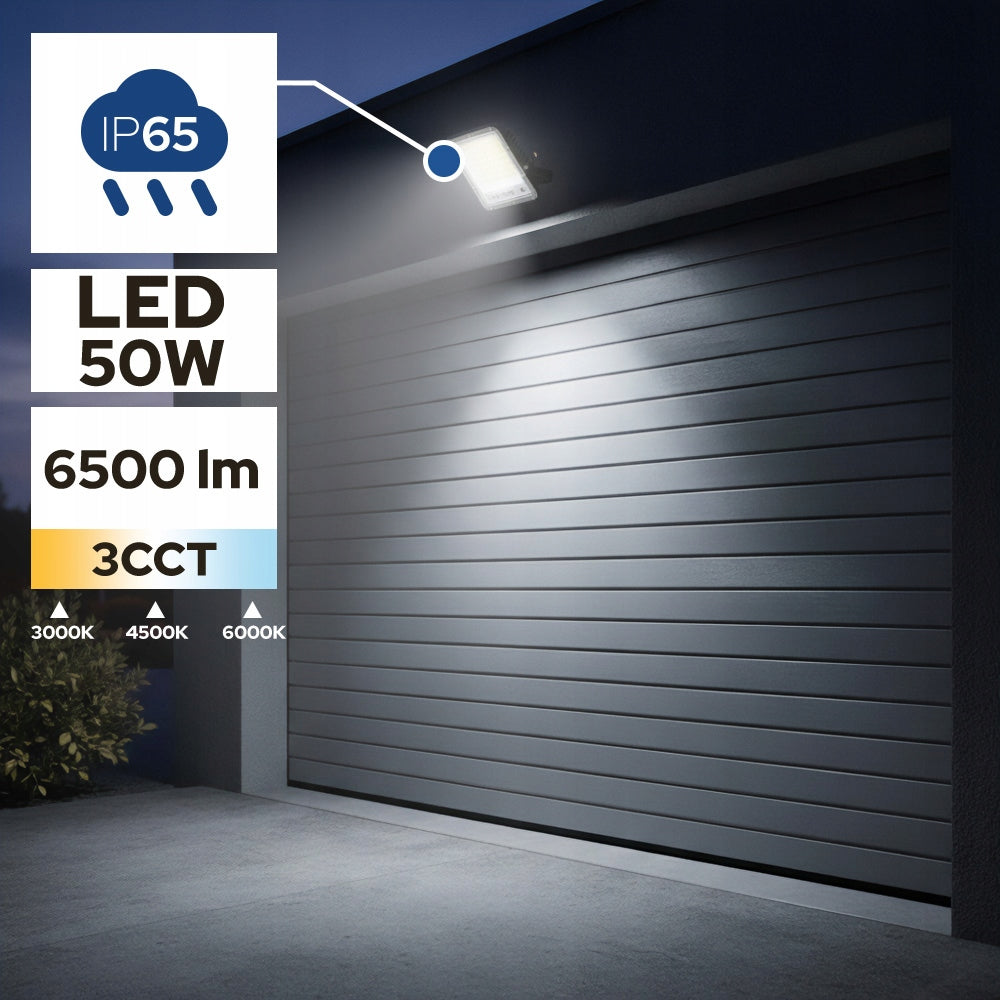 HOROZ LED Floodlight Halogen Lamp PALLAS 50W 3CCT Outdoor IP65 Manufacturer code 068-030-1050