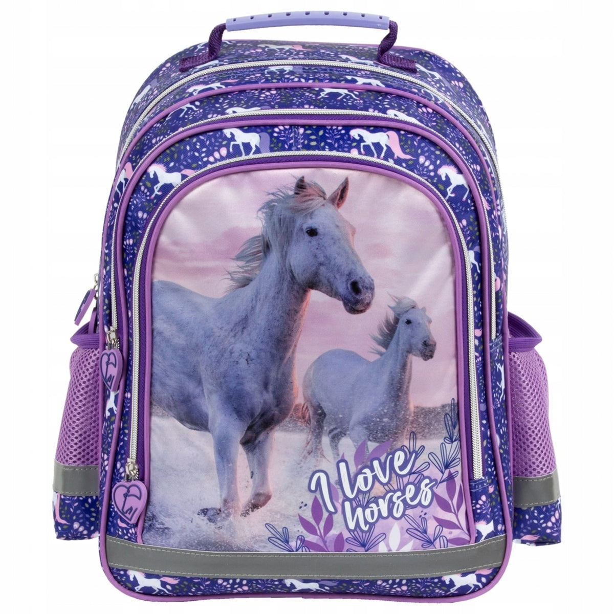 HORSES SCHOOL BACKPACK FOR GIRLS HORSE TO GRADES 1-3 ELEMENTARY SCHOOL DERFORM Packaging status original
