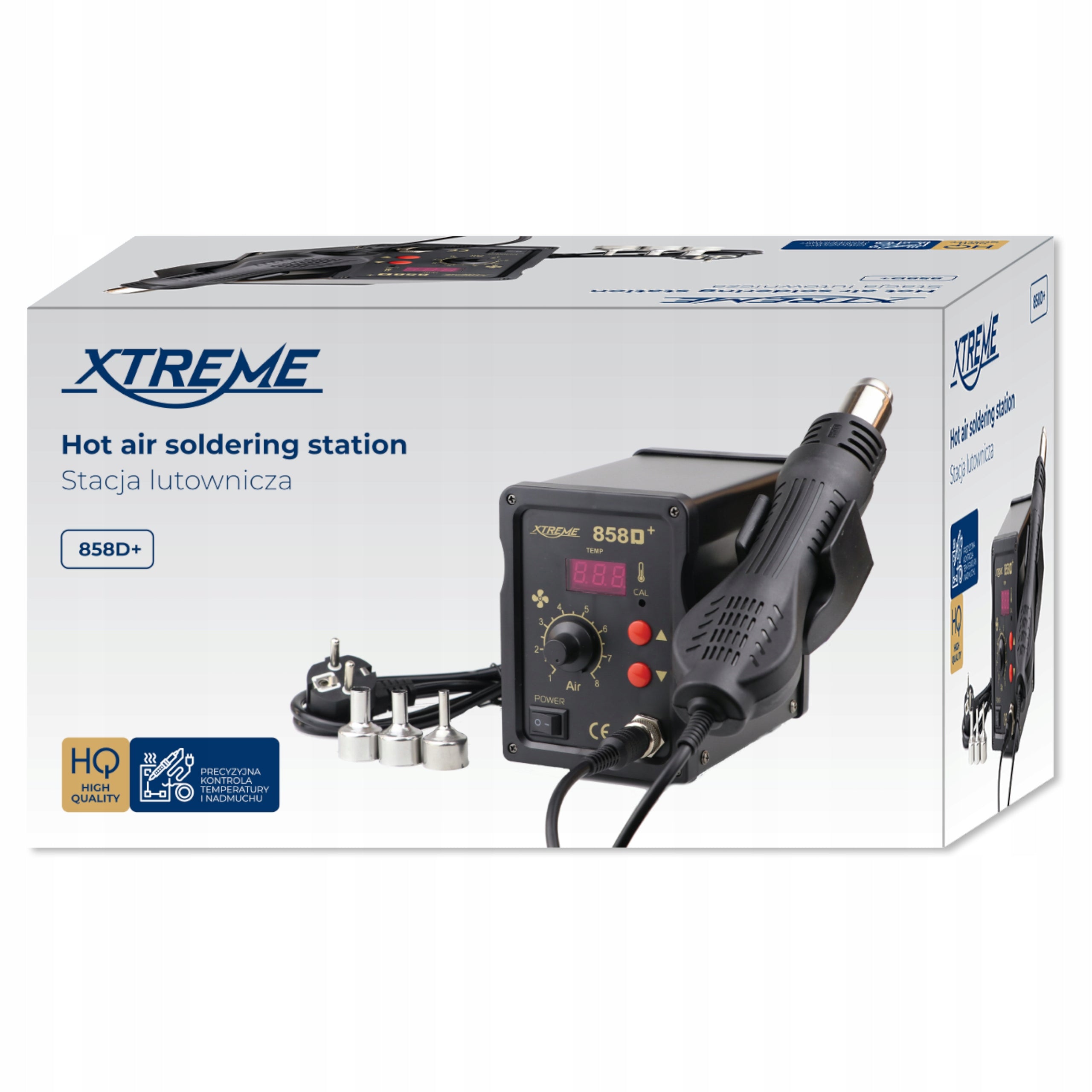 HOT AIR SOLDERING STATION HOTAIR SOLDERING IRON 800W + TIPS EAN (GTIN) 5900804149996