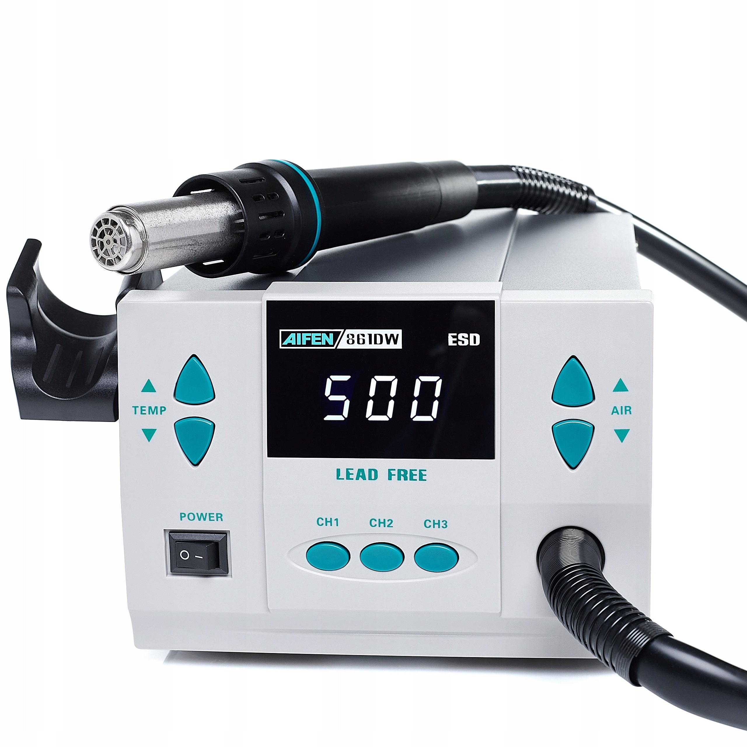 HOT AIR SOLDERING STATION SOLDERING IRON AIFEN 861DW 1000W HOT AIR Packaging status original