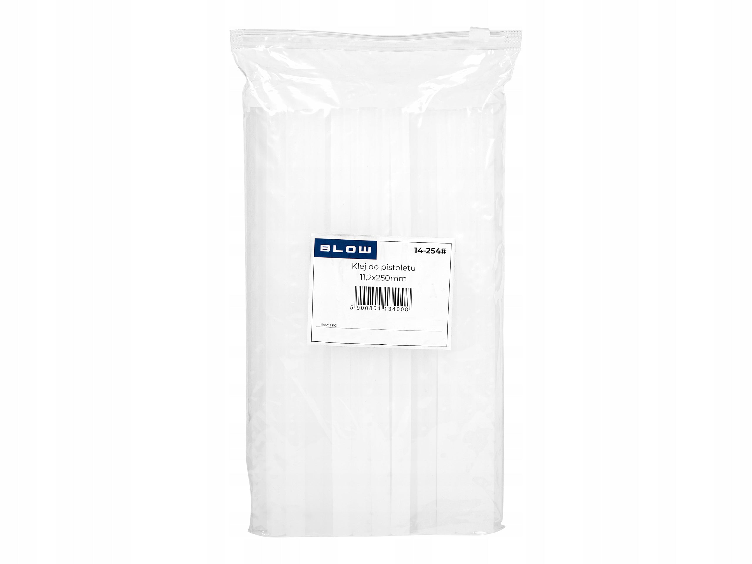 HOT GUN ADHESIVE 11mm - 12mm PDR REFILLS COLORLESS 1KG ~42 PIECES Manufacturer code 14-254#