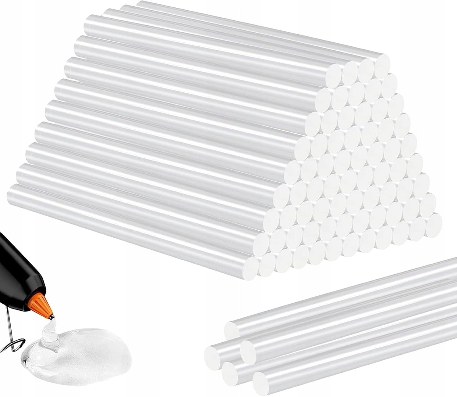 HOT GUN GLUE ADHESIVE CARTRIDGES STRONG COLORLESS 1KG 11MM 42PCS