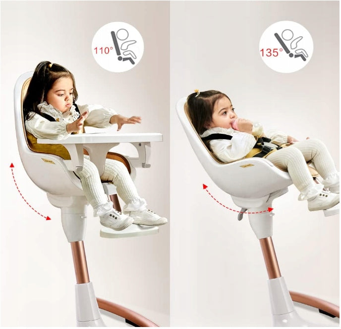 HOT MOM H9 Feeding Chair 0-10 Years Adjustable Tray 5-Point Belts Manufacturer code 8606111096677