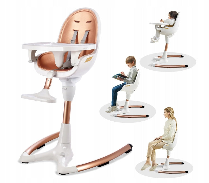 HOT MOM H9 Feeding Chair 0-10 Years Adjustable Tray 5-Point Belts