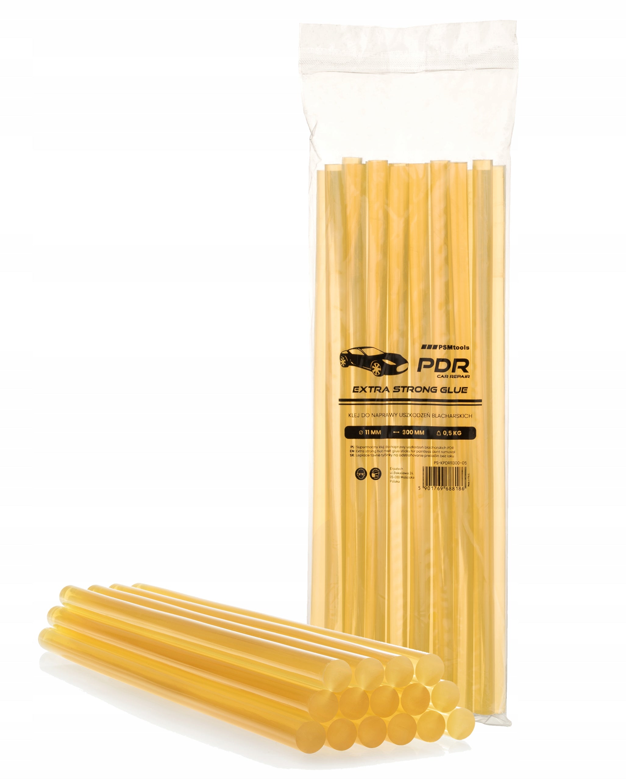 HOT PDR GLUE FOR GUN 11MM 300MM 17PCS 0,5KG EXTRA STRONG