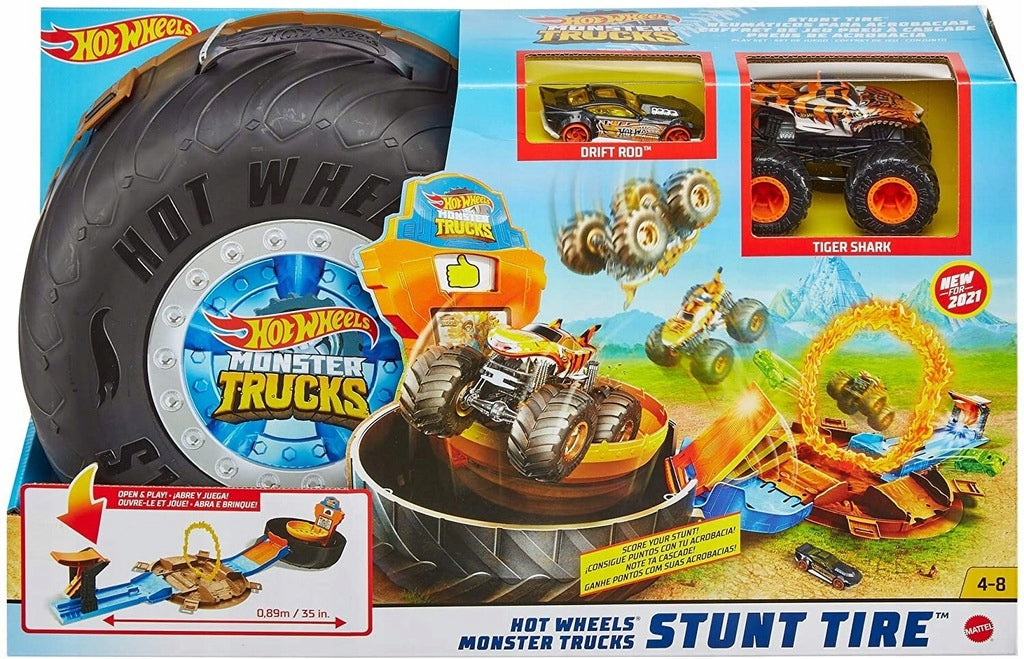 Jeep-Reifen-Trick-Set Hot Wheels 