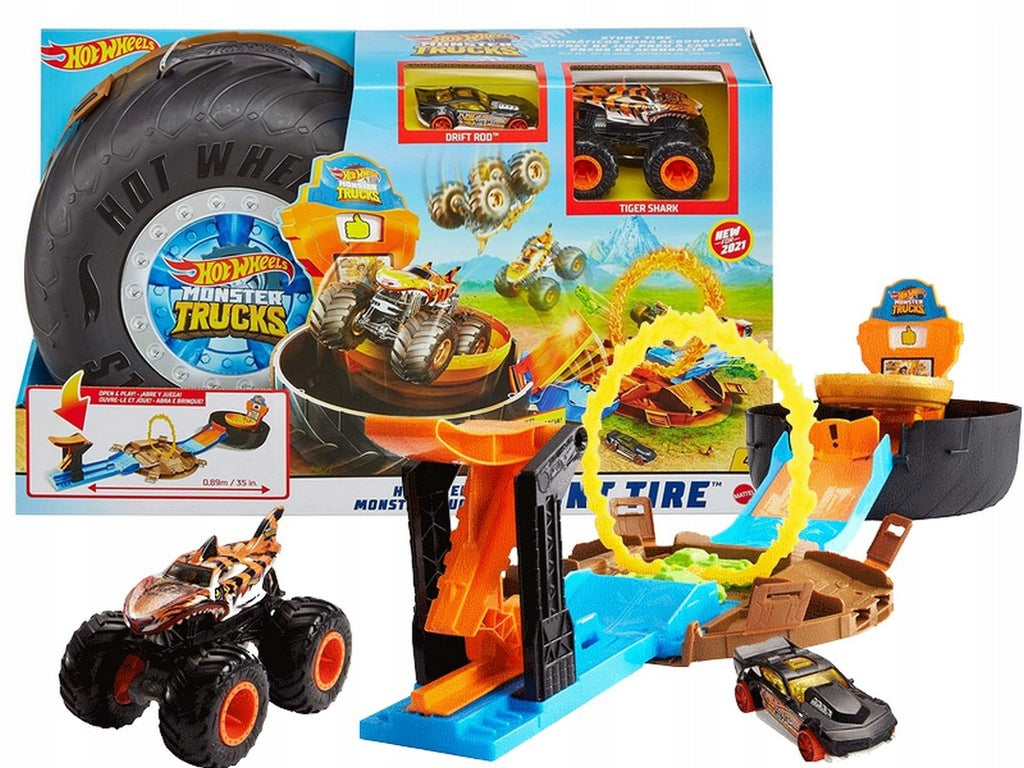 Jeep-Reifen-Trick-Set Hot Wheels 