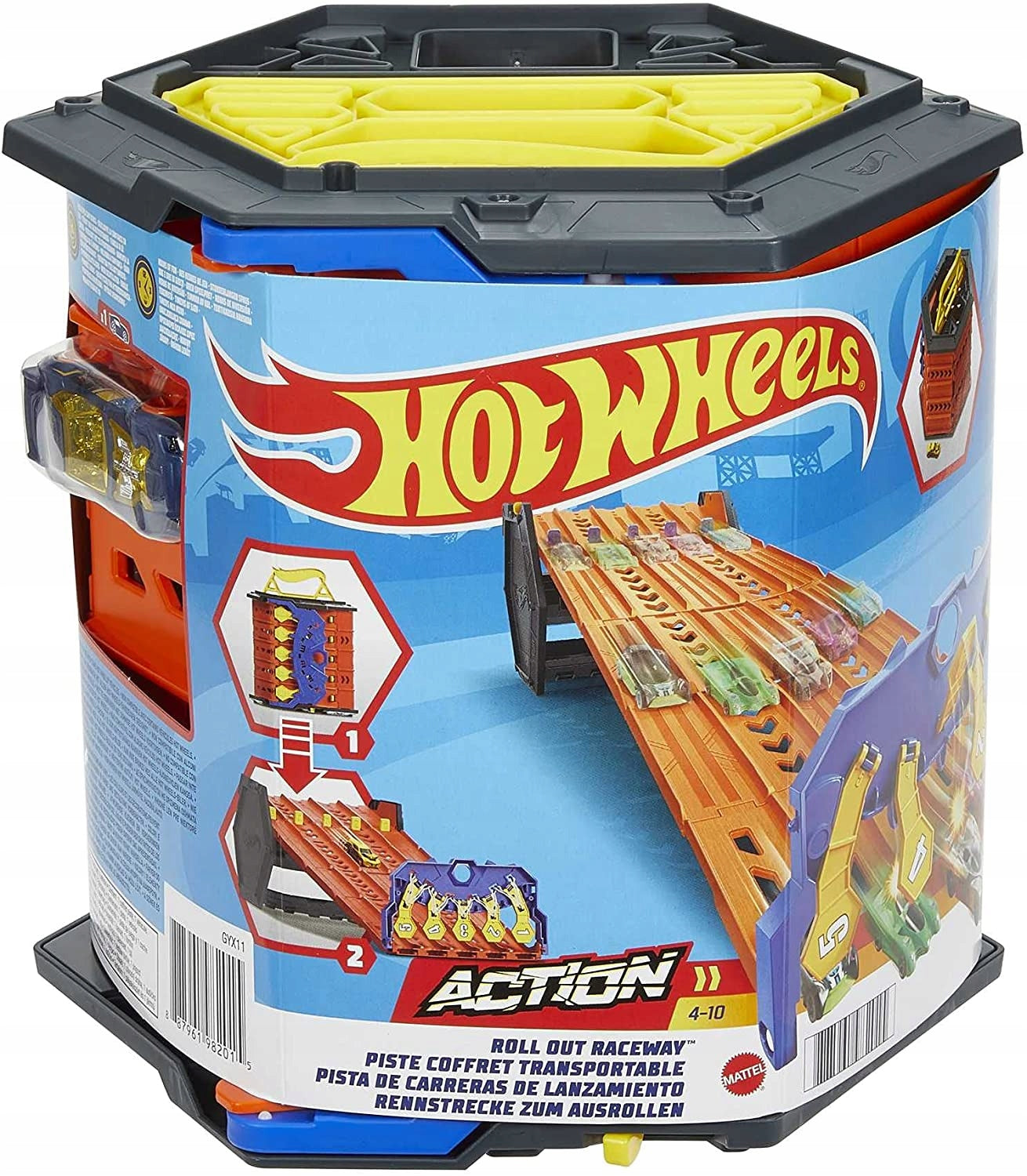 Set 5-spurige Autobahn mit Speicher für Hot Wheels 