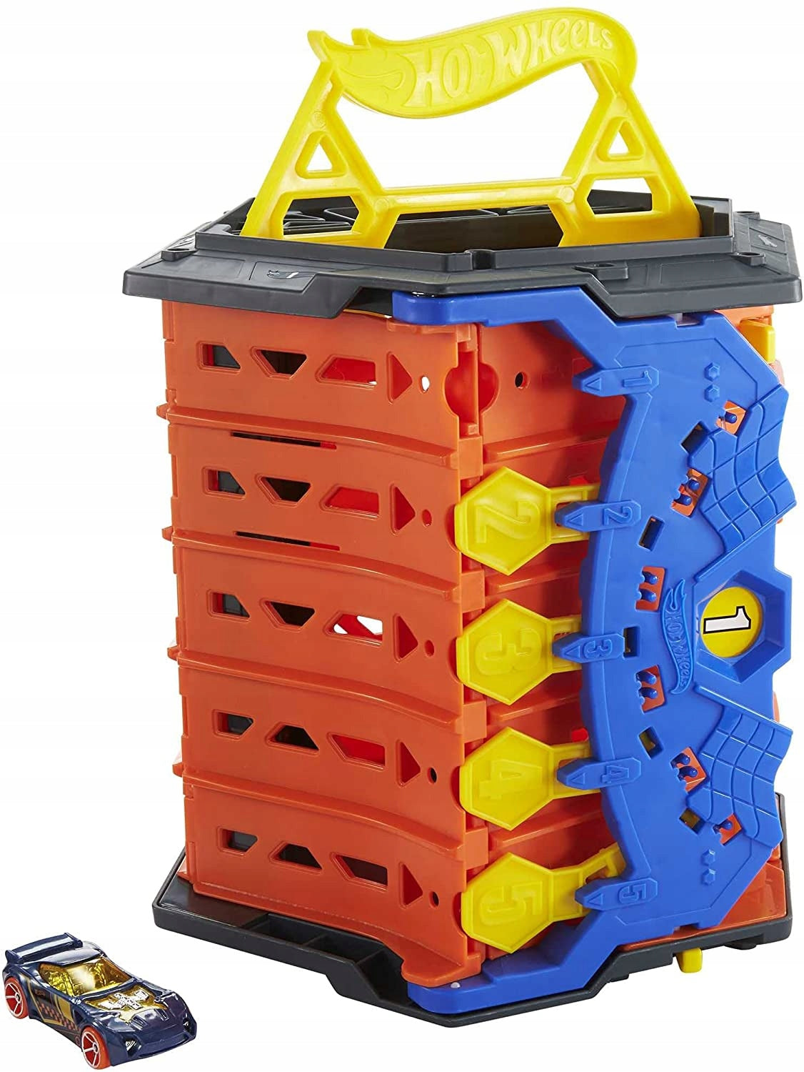 Set 5-spurige Autobahn mit Speicher für Hot Wheels 