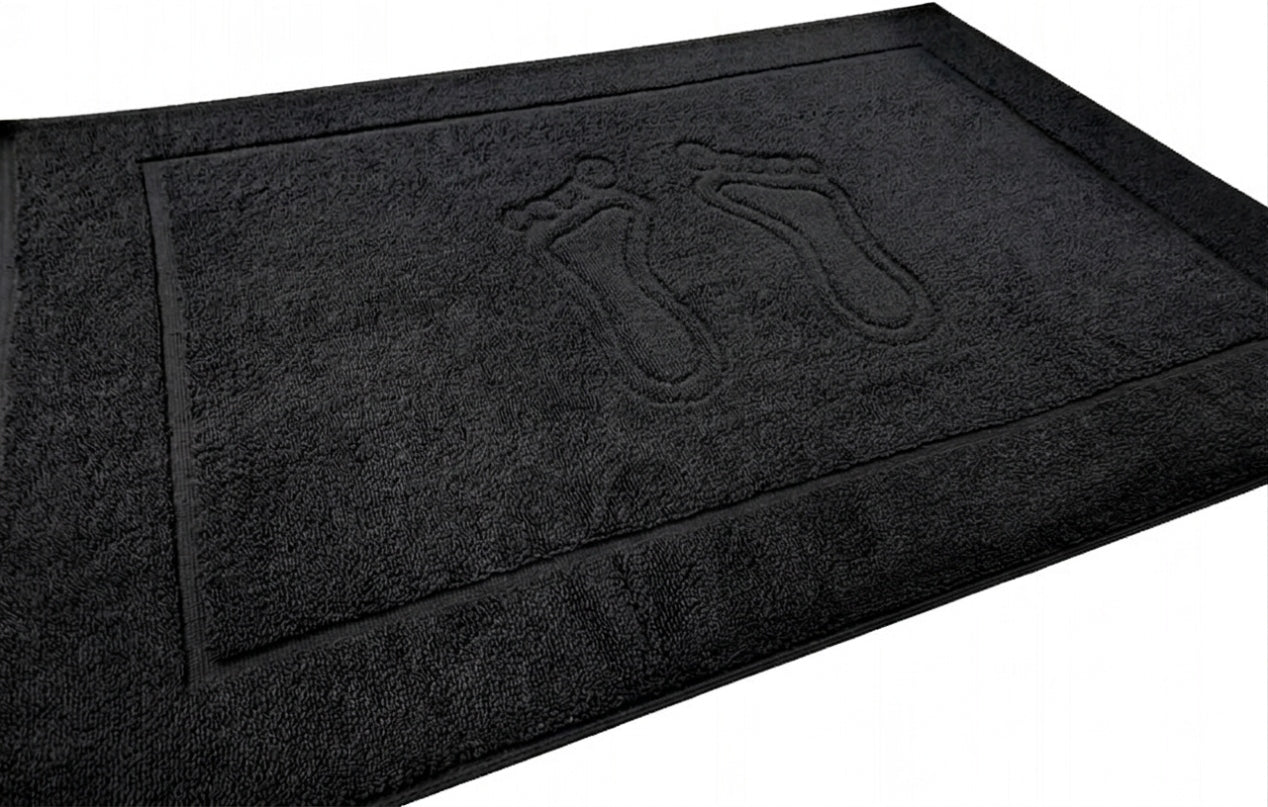 HOTEL BATHROOM RUG 50x70 650g BLACK