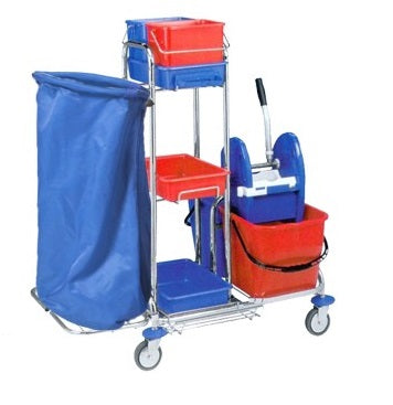HOTEL SET cleaning trolley + mop 43cm Brand no brand