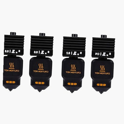 HOTEND REPLACEMENT 3D PRINTER NOZZLE 0.2 0.4 0.6 0.8MM SET 4PCS Metal