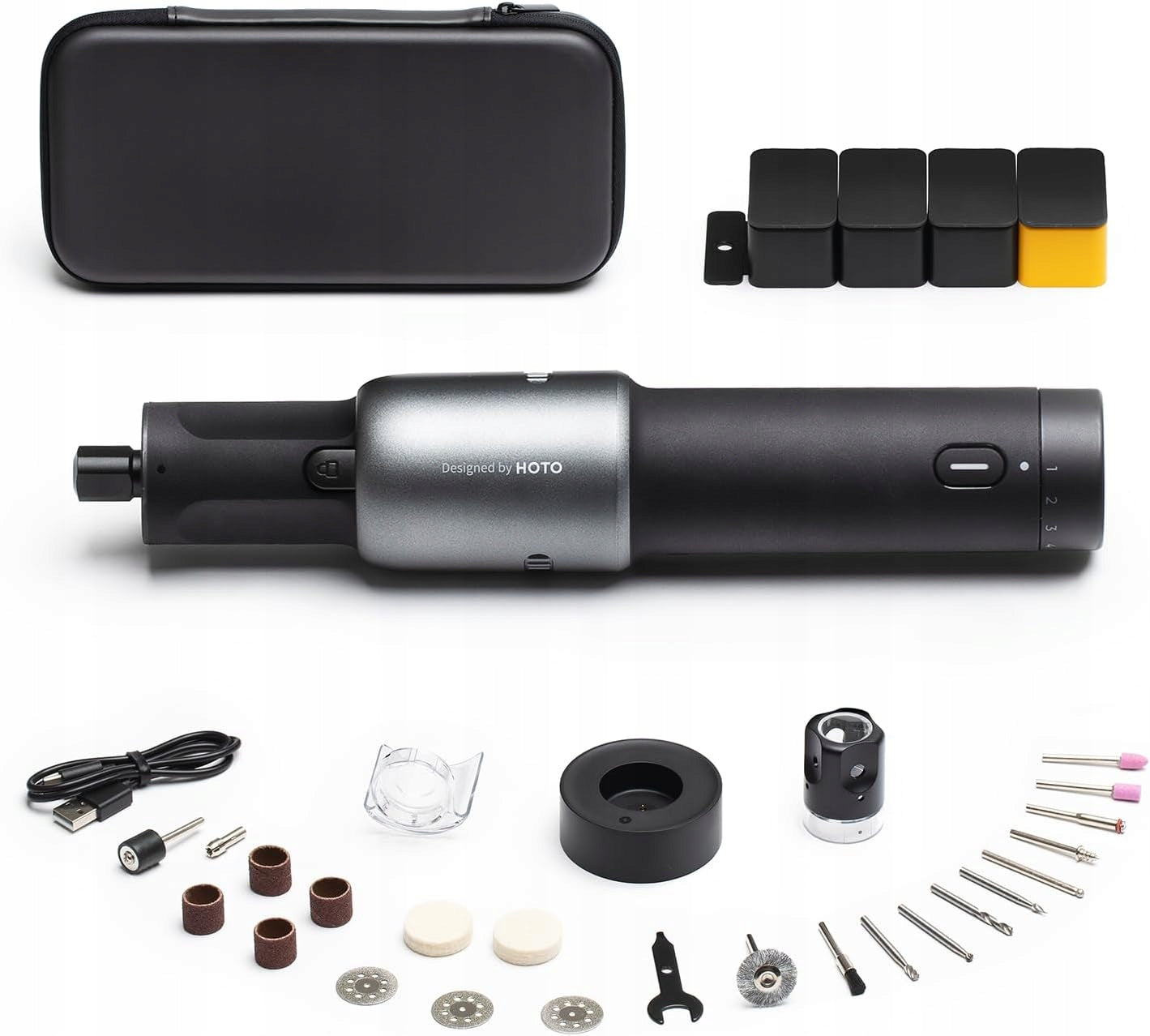 HOTO 35in1 Rotary Tool Kit Multifunction Sander with Accessory Kit