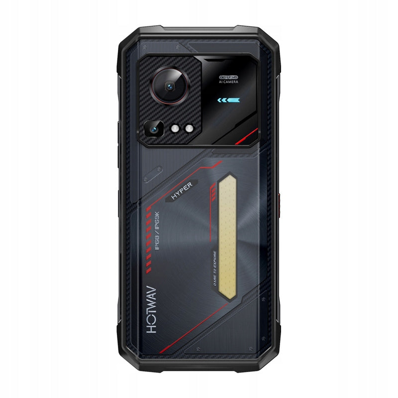 HOTWAV Hyper 7S Armored Smartphone Black 4GB + 12GB RAM 256GB 120Hz 6.6" Brand HOTWAV