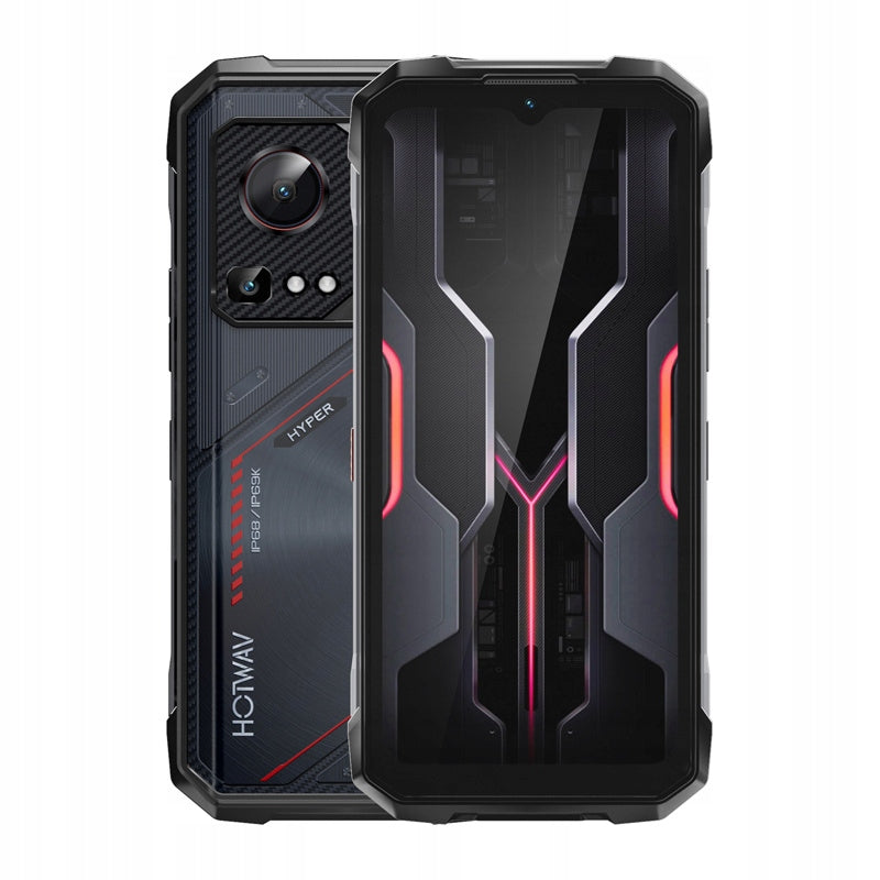 HOTWAV Hyper 7S Armored Smartphone Black 4GB + 12GB RAM 256GB 120Hz 6.6"