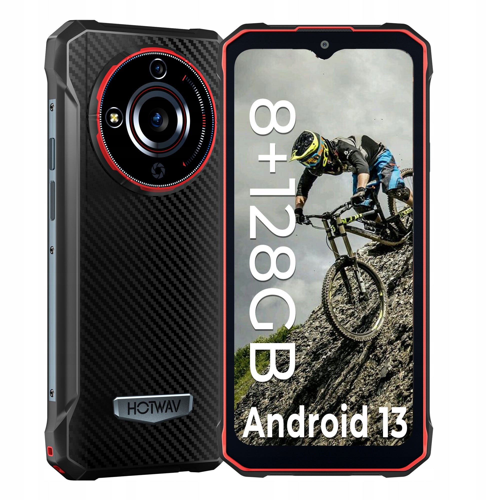 HOTWAV T7 4 GB / 128 GB 4G (LTE) red smartphone