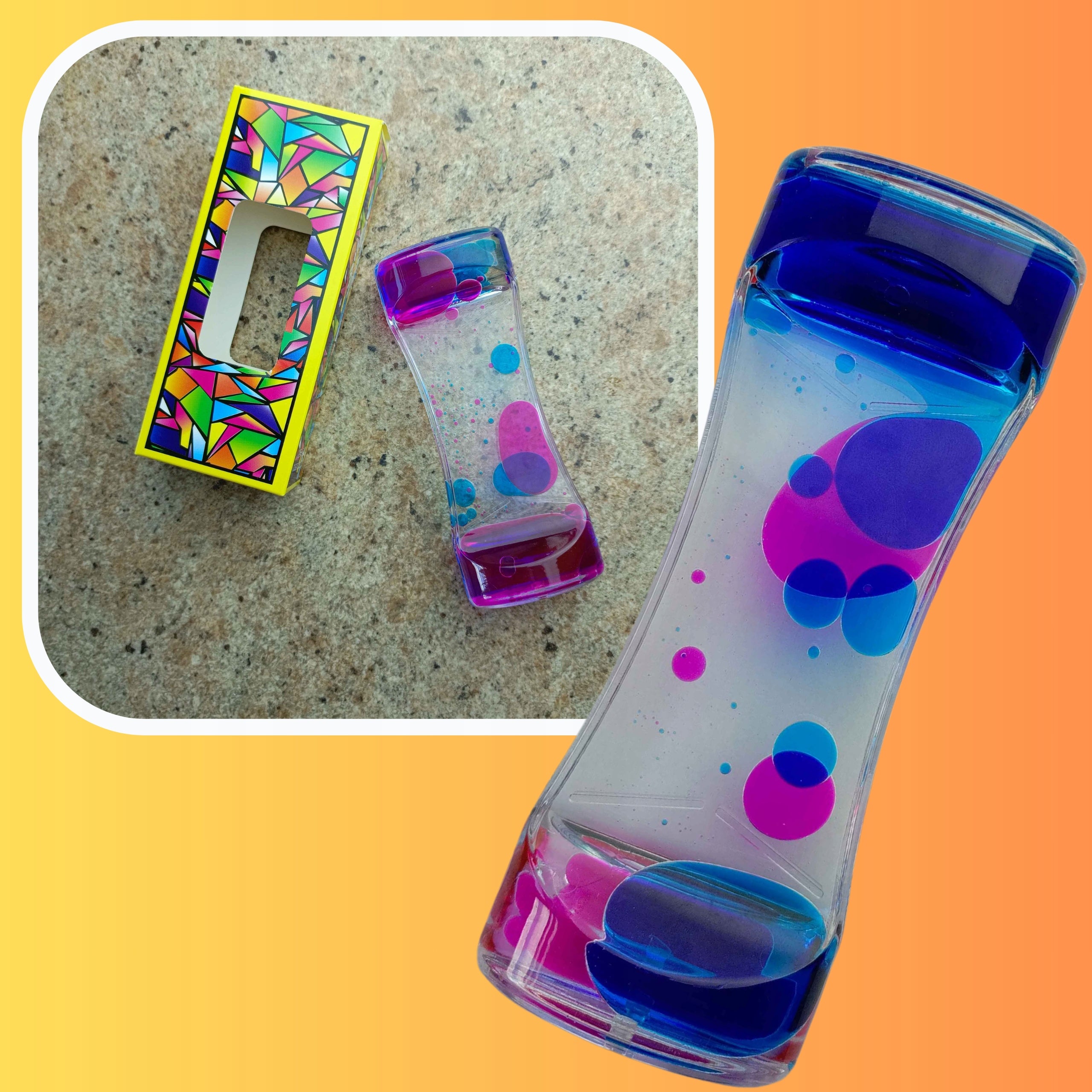 HOURGLASS FOR CHILDREN SENSORY TOY TIMEKEEPER 30SEC OIL Material wood