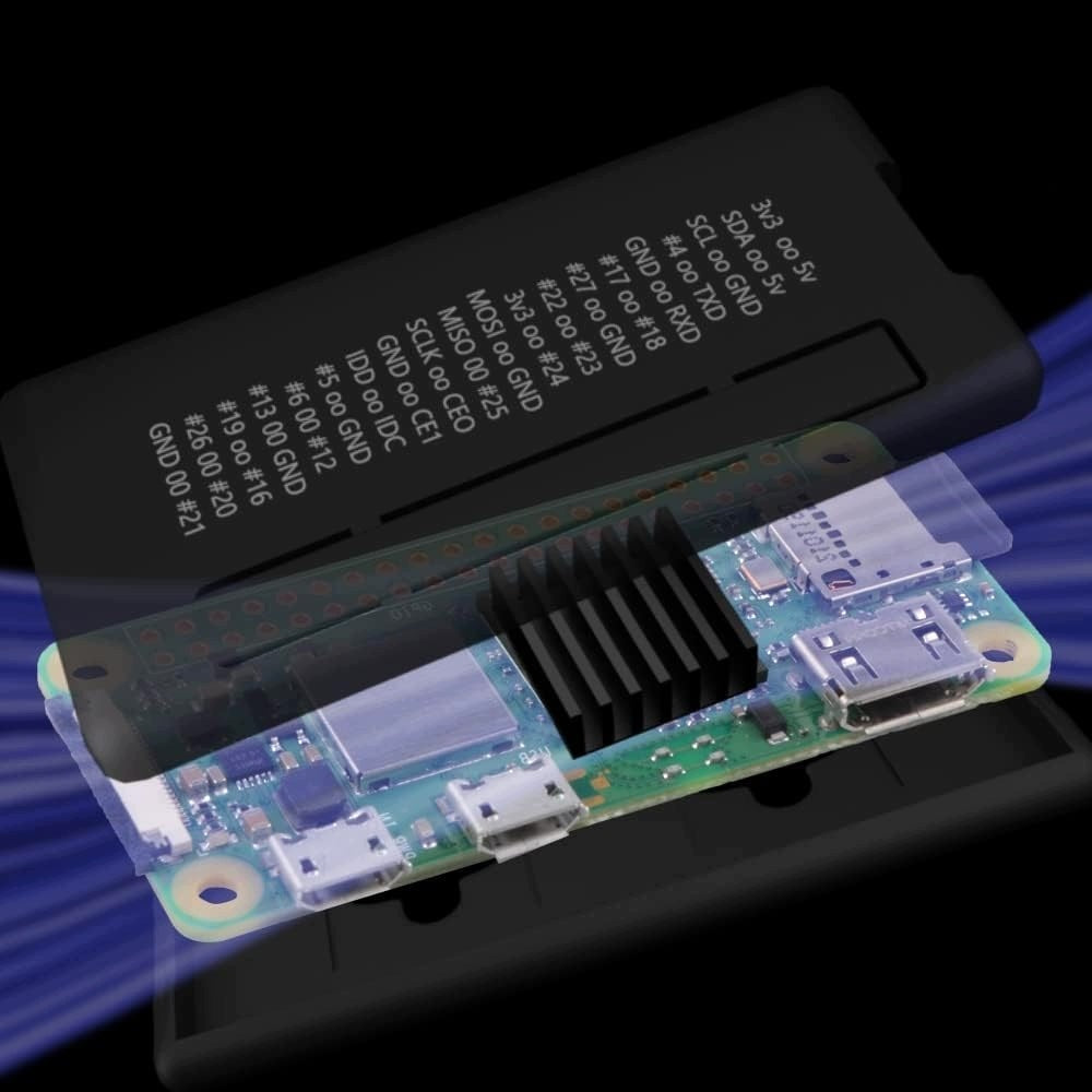 HOUSING SET FOR RASPBERRY PI ZERO 2 W WITH ABS HOUSING AND USB GPIO HUB Manufacturer Raspberry