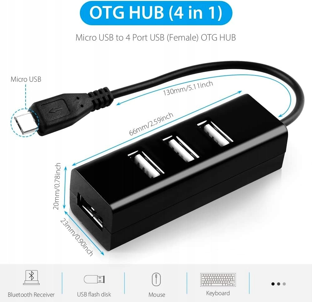 HOUSING SET FOR RASPBERRY PI ZERO 2 W WITH ABS HOUSING AND USB GPIO HUB Manufacturer code 5908040937414