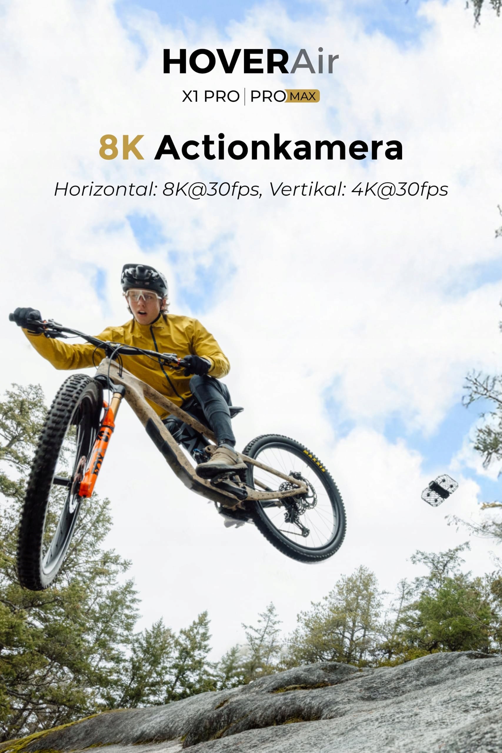 HOVERAIR X1 PROMAX Camera Drone 8K 10 Flight Modes 42 KMH Tracking Brand no brand