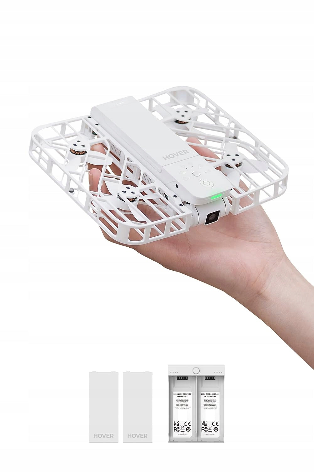 HOVERAIR X1 Pocket Drone HDR Camera Follow-Me Foldable White