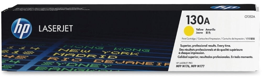 HP 130A Yellow Toner Cartridge (CF352A) - 1,000 Pages Manufacturer code CF352A