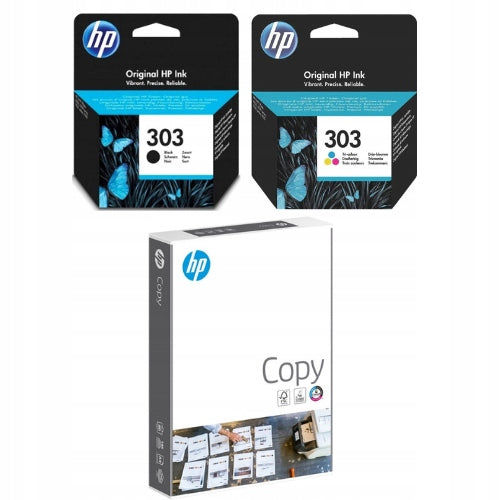 HP 303 Ink Kit + HP Copy Paper