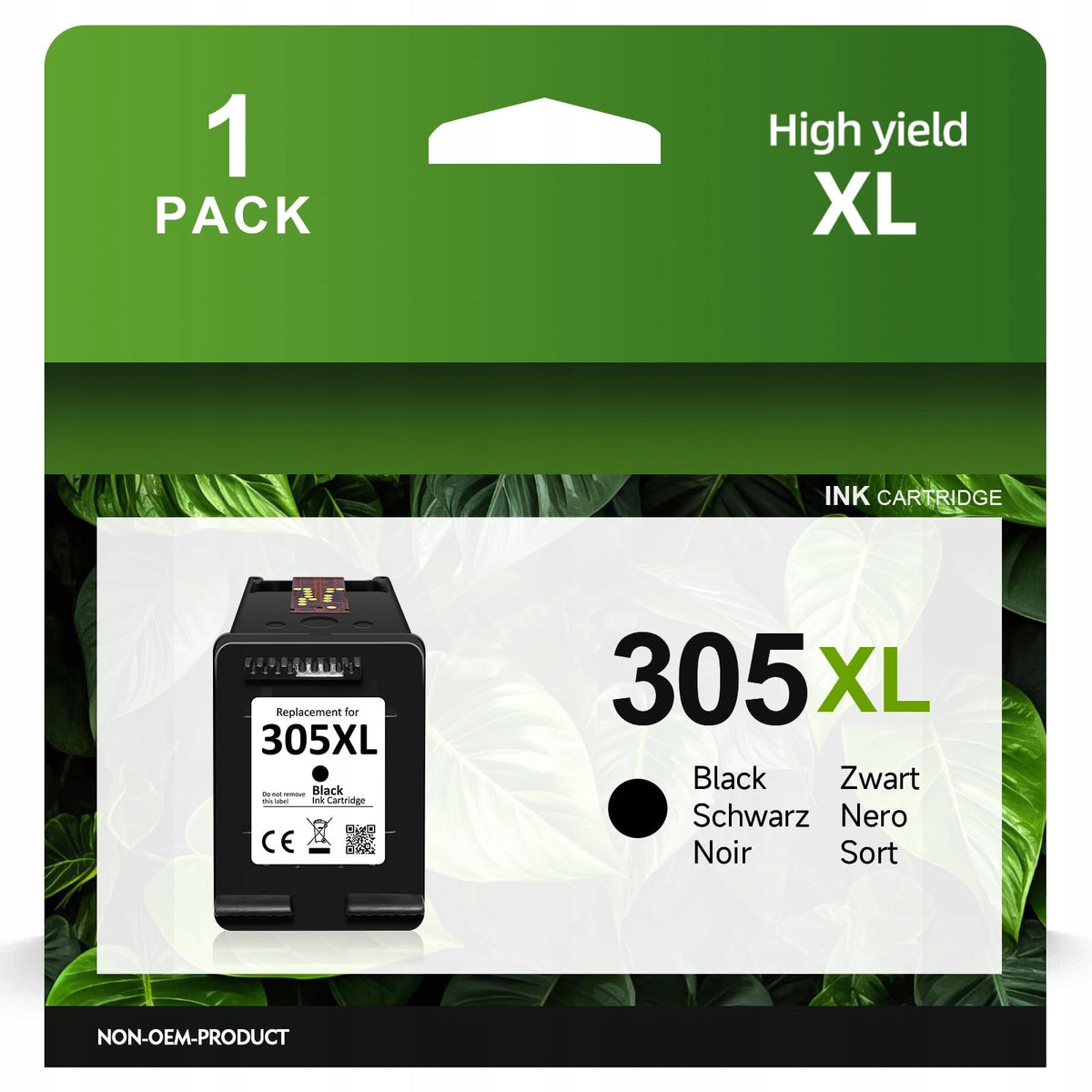 HP 305XL Black Ink Cartridge Replacement for DeskJet Envy High Capacity Printers
