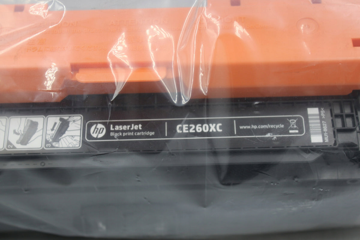 HP 649X CE260XC black toner original Packaging status original
