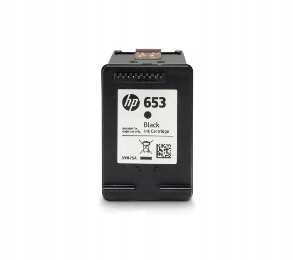 HP 653 3YM75AE BLACK ORIGINAL DeskJet Plus Ink Advantage 6000 6400 Manufacturer code 3YM75AE