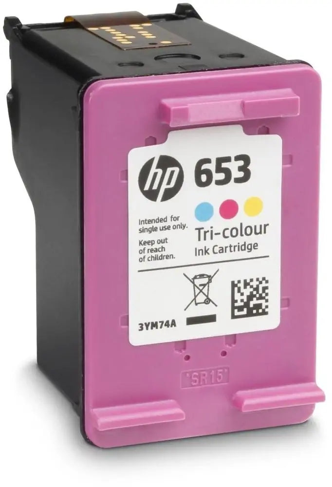 HP 653 colour ink 5 ml 3YM74AE Packaging status original