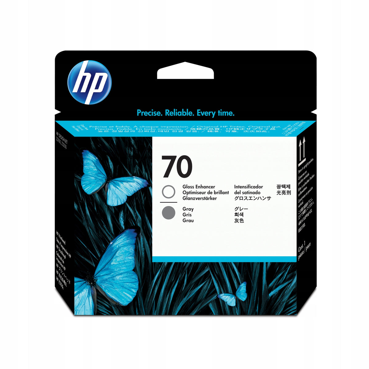 HP 70 original grey print head and gloss amplifier