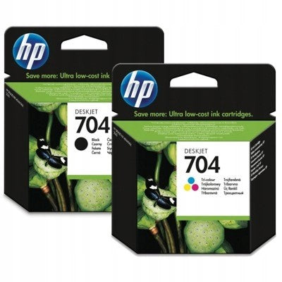 HP 704 Set of Original Inks CN692AE , CN693AE