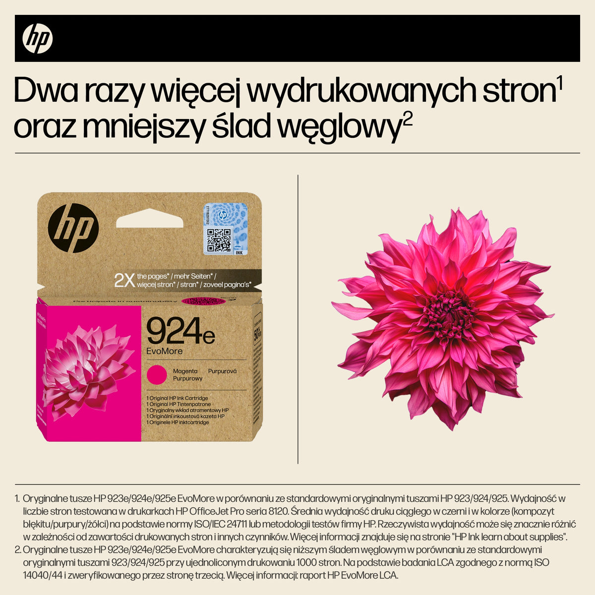 HP 924e red magenta ink Manufacturer HP