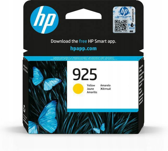 HP Ink No. 925 4K0V8PE Yellow 400str Yellow 400s