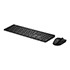 HP KEYBOARD + WIRELESS MOUSE USB2,4G BLUETOOTH BLACK 495C BE1QOUT