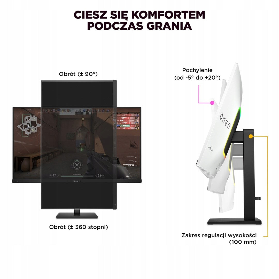 HP OMEN Transcend 31,5" QD-OLED UHD 240Hz 0,03ms 2xHDMI DP Model OMEN Transcend