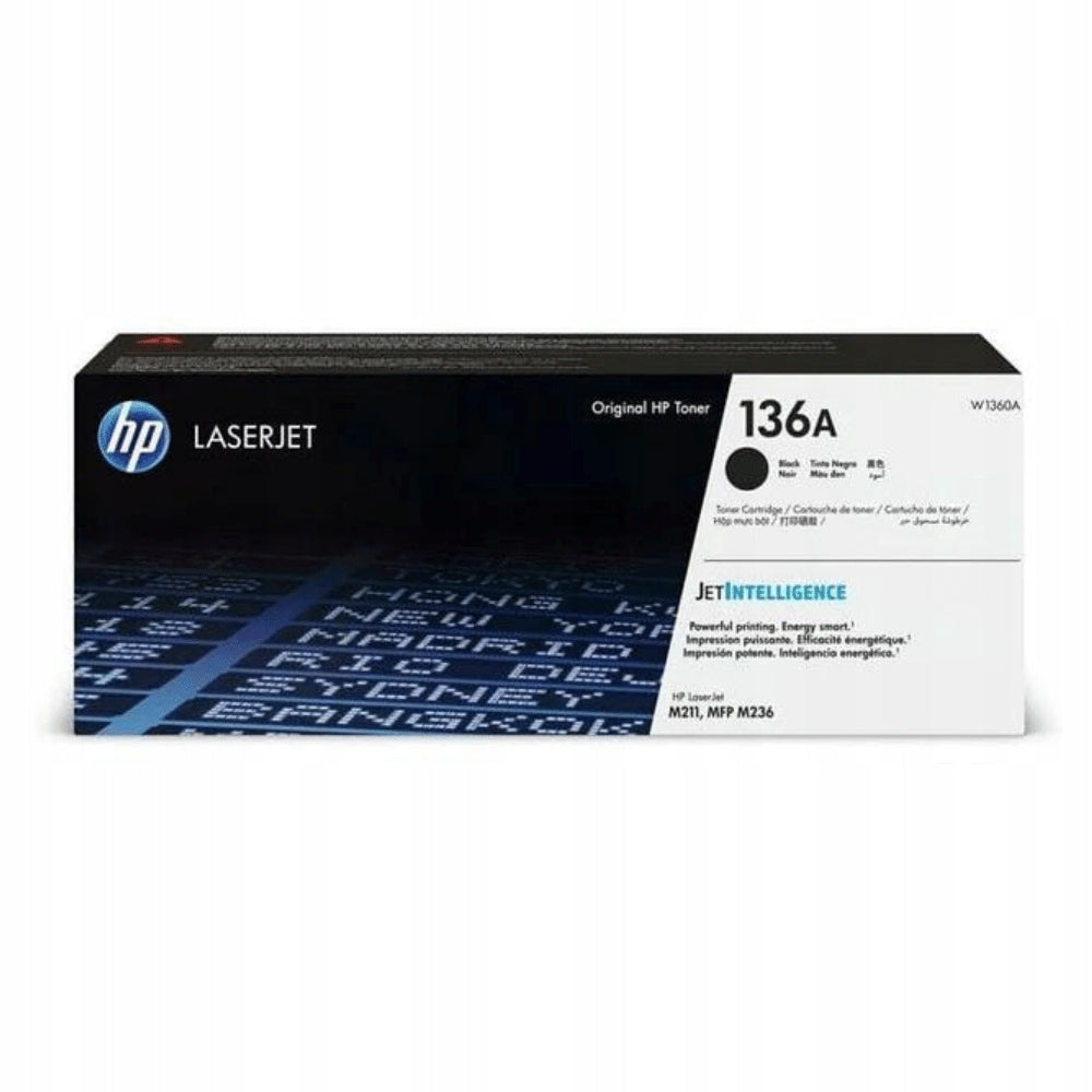 HP Original Toner Cartridge for Nr.136A LaserJet M211dw, M236dw, M236sdw, M211d | 1 Color black