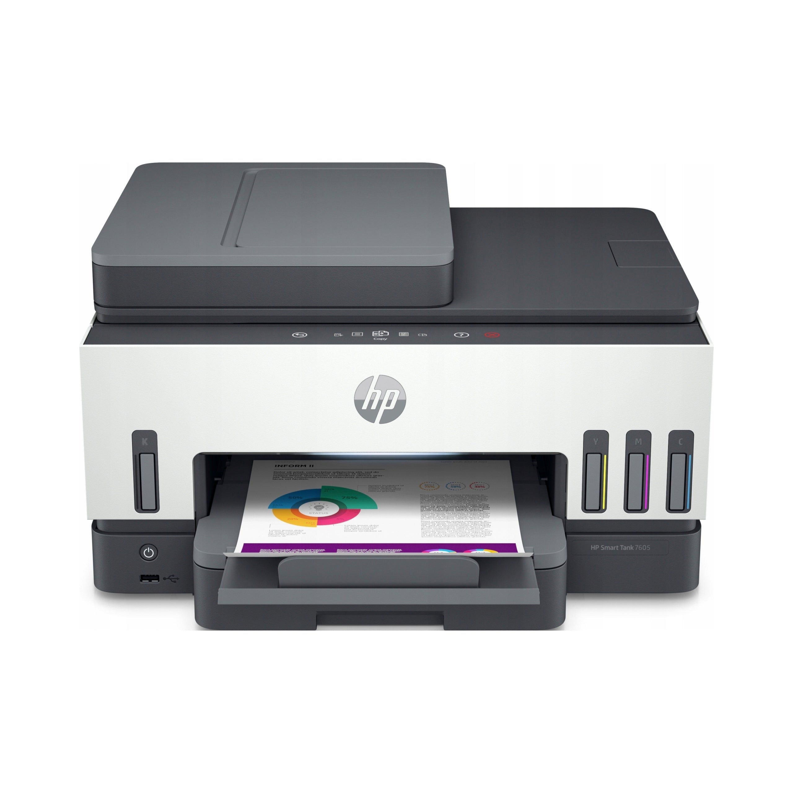 HP Smart Tank 7605 Multifunction Inkjet Printer 4in1 WLAN duplex ADF