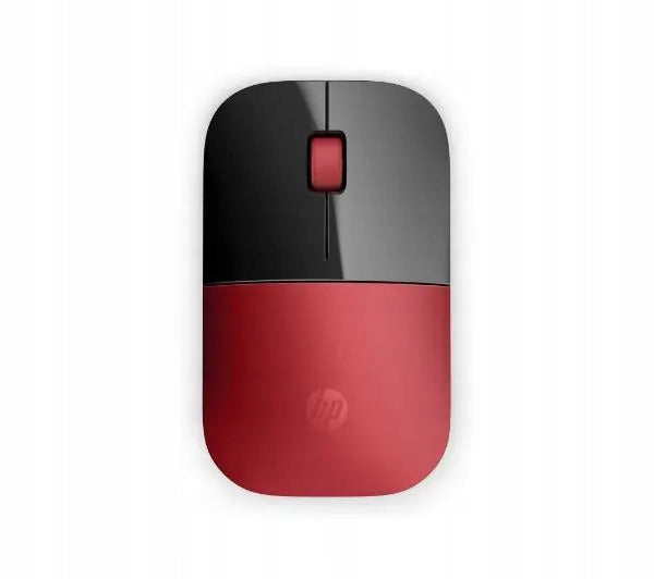 HP Z3700 1200 dpi Wireless Optical Mouse Black and Red Office