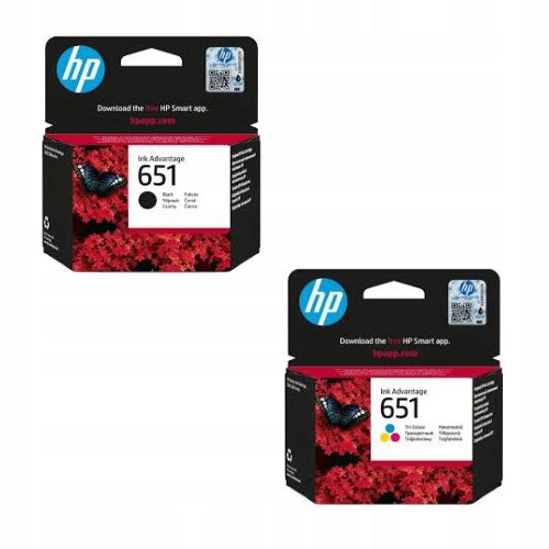 HP ink set 651 C2P10AE+C2P11AE