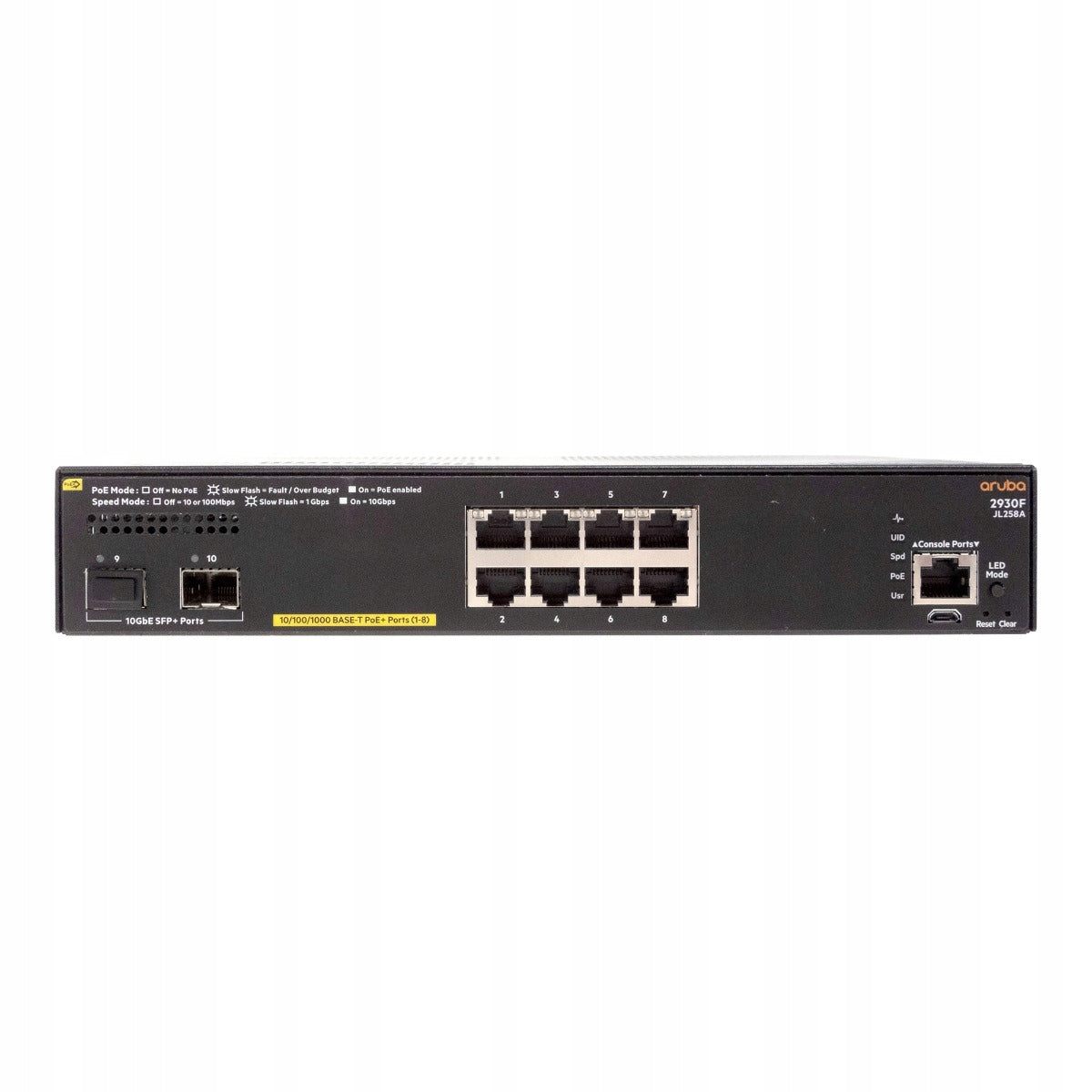 HPE ARUBA 2930F JL258A SWITCH