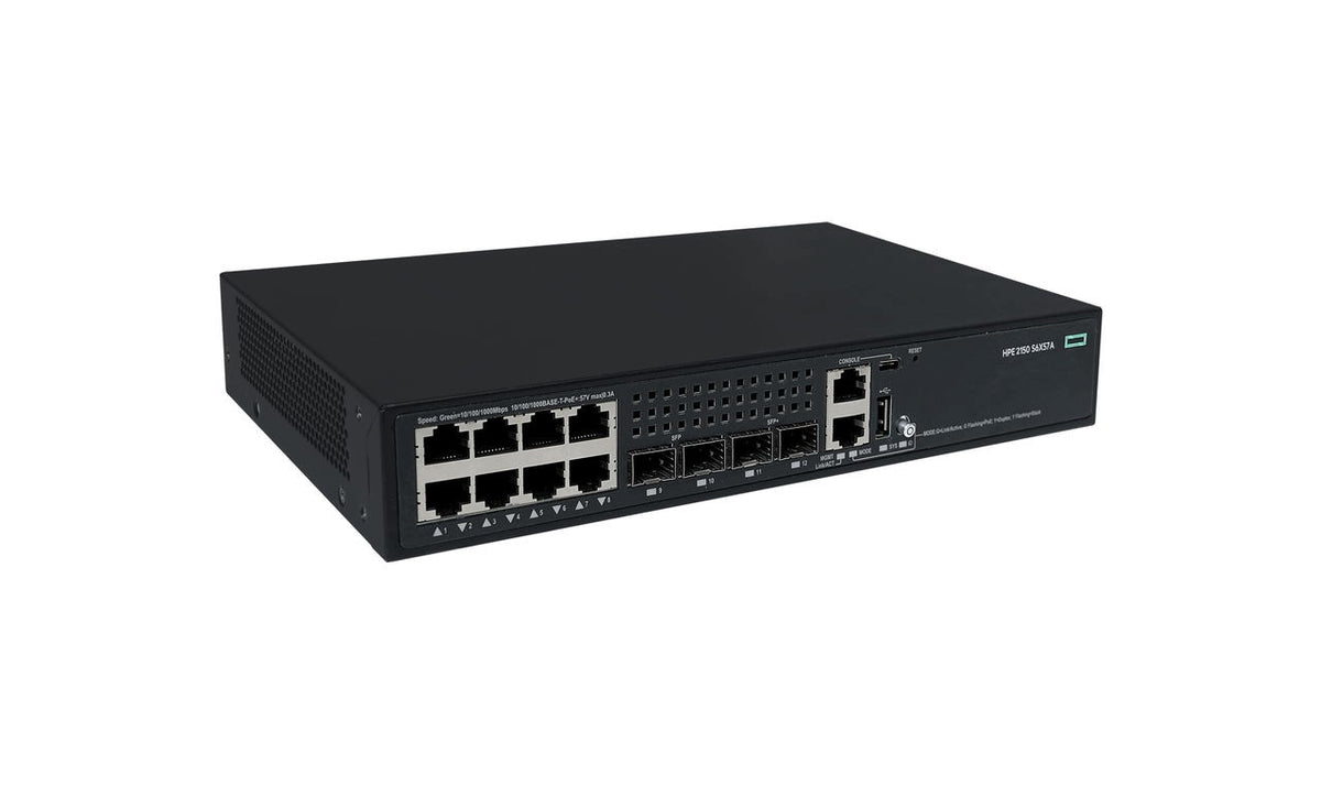 HPE NW CW 2150 8G PoE+ 2F 2P 125W Switch